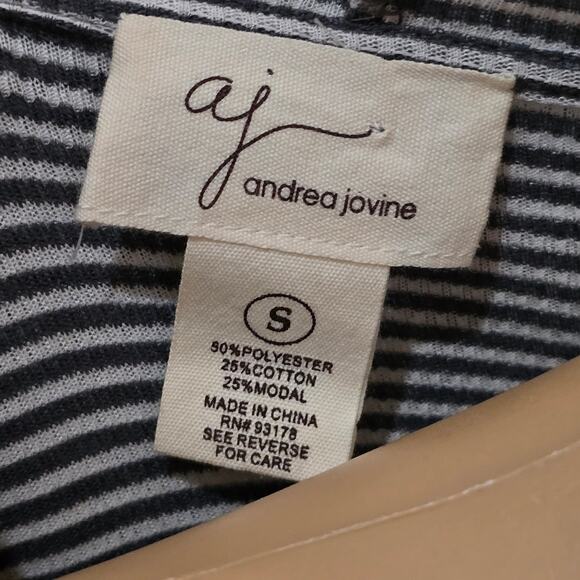 AJ Andrea Jovine open front cardigan with pockets Small NWOT - Picture 5 of 5
